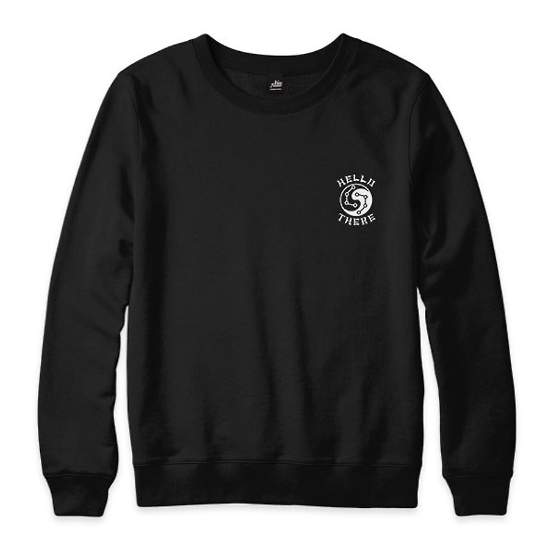 Taiji dolphin - black - neutral version University T - Men's T-Shirts & Tops - Cotton & Hemp Black