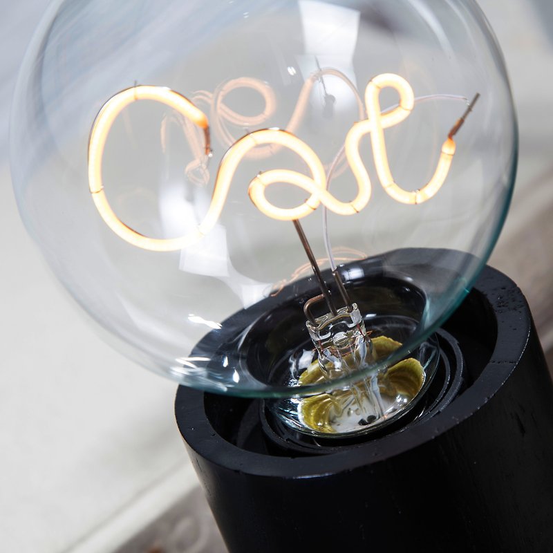 猫のLED電球：1（純粋な電球） - 照明・ランプ - ガラス カーキ
