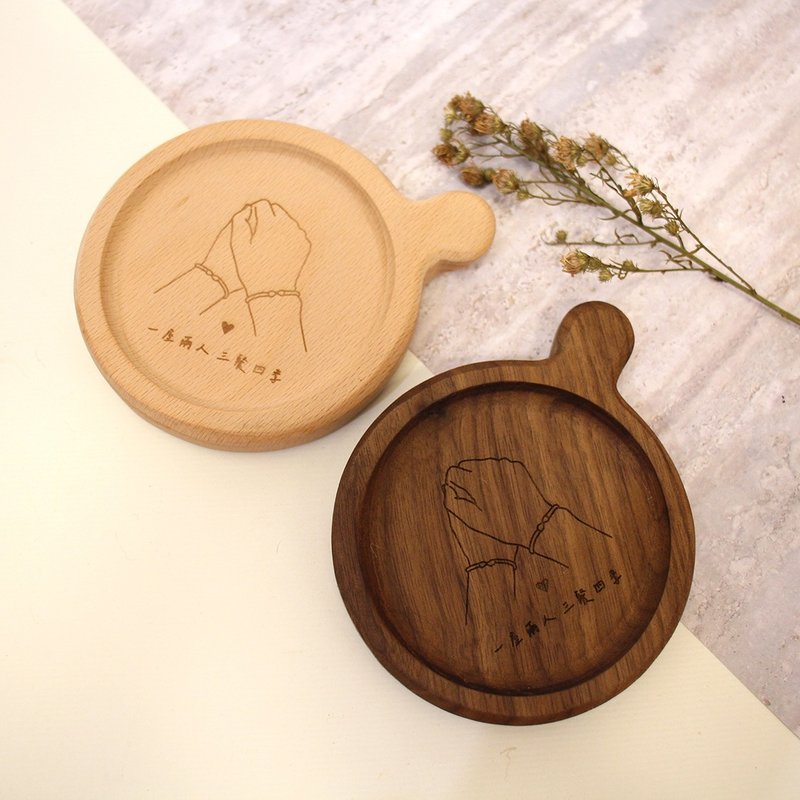 【Maki Design-Customization】Hermes Nordic Wooden Coaster-Customization Graphics - อื่นๆ - ไม้ 