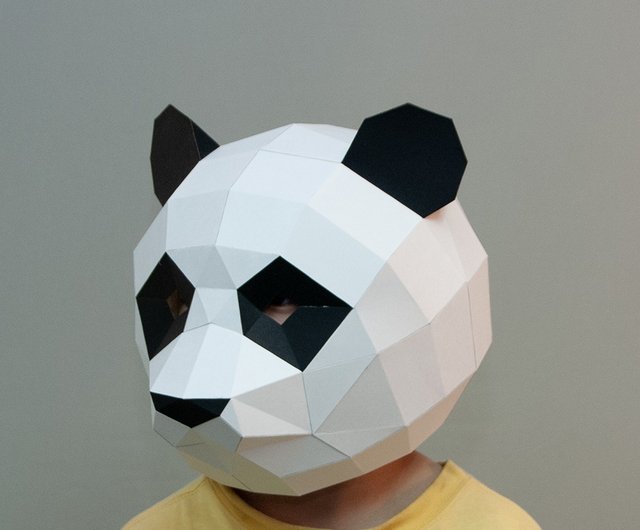 Panda Head Mask