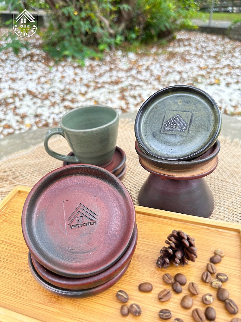 Four Seasons Light and Shadow | Ceramic Coaster Series - Mugs - Pottery 