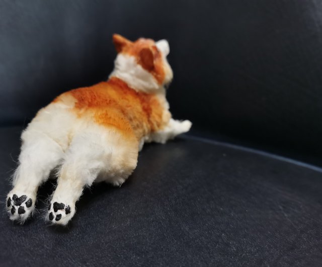 オーダーメイドのコルギ王室犬リアル動物ぬいぐるみ - ショップ