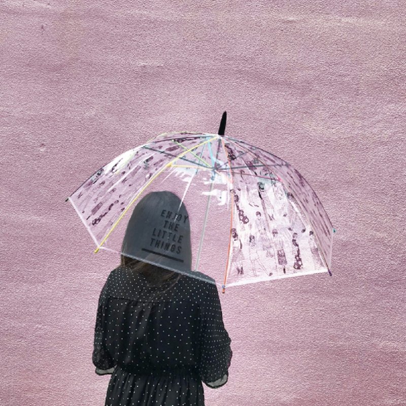 Evereon可替換式環保輕量傘-EV904/colorful - 雨傘/雨衣 - 環保材質 多色