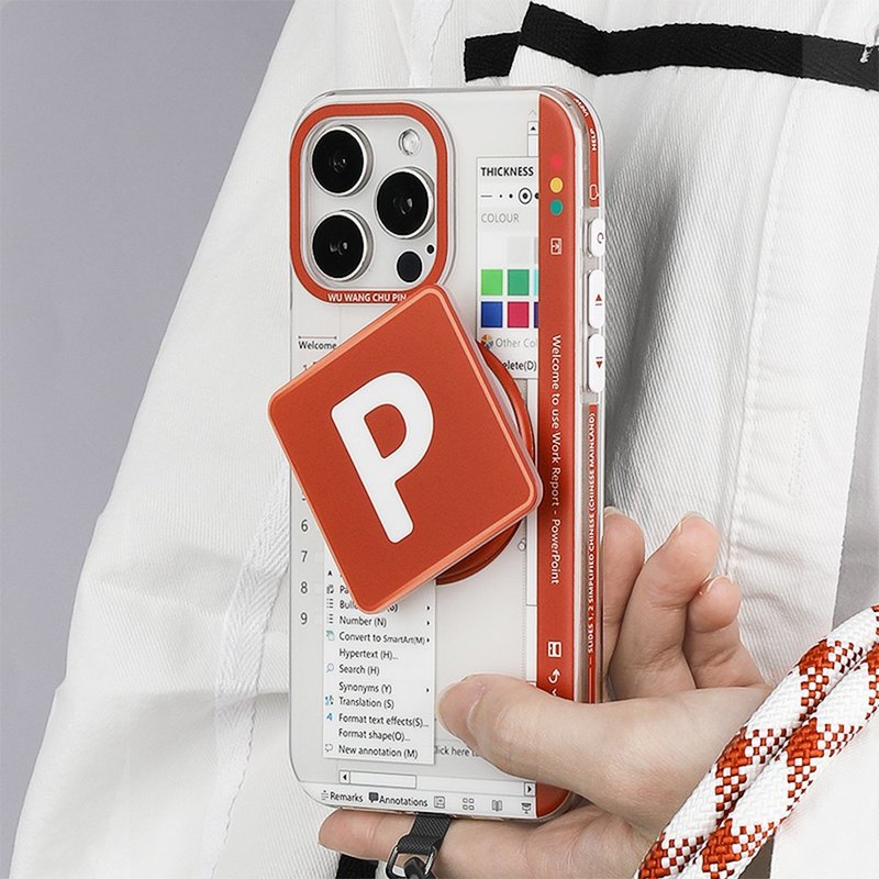 powerpoint 磁吸 iPhone 手機殼 - 手機殼/手機套 - 其他材質 