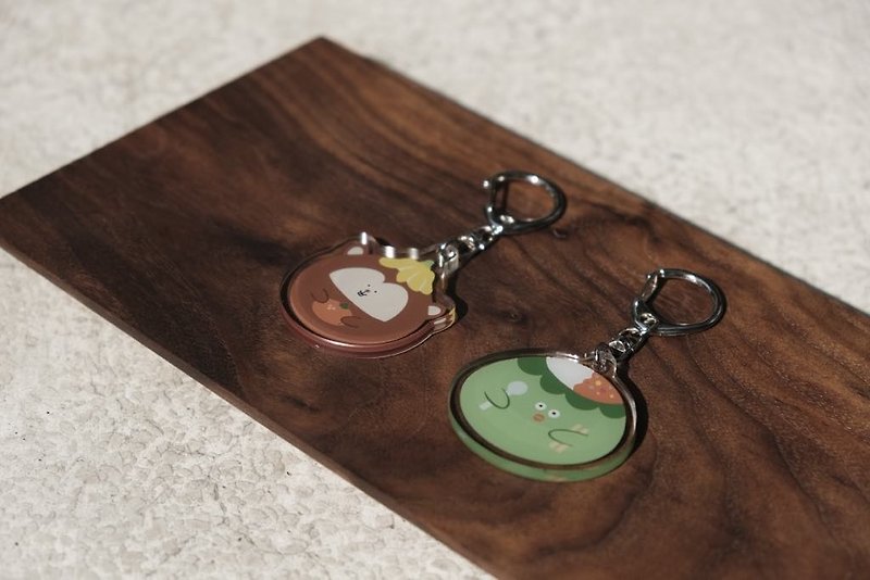 Little Monkey/Kappa Acrylic Keychain - Keychains - Acrylic Green