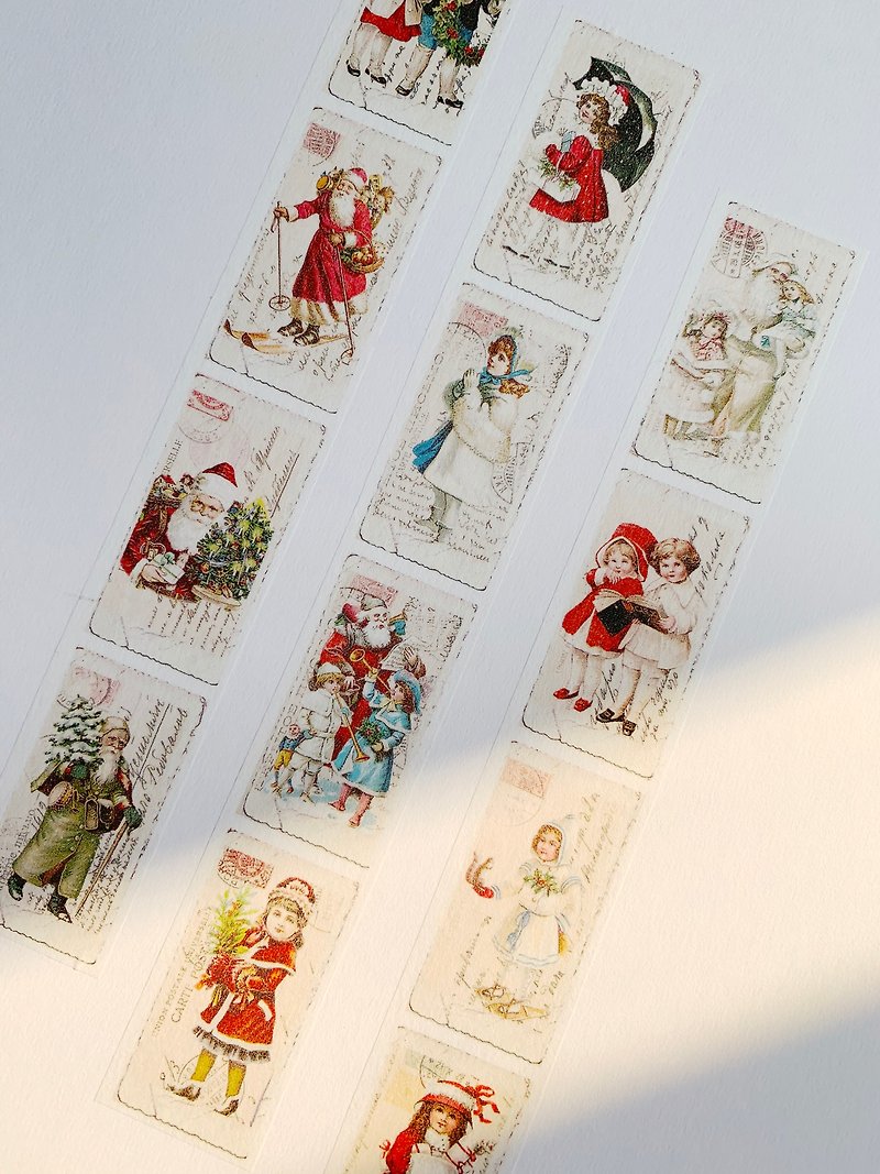 Christmas Collage 聖誕紙膠帶 - 紙膠帶 - 紙 