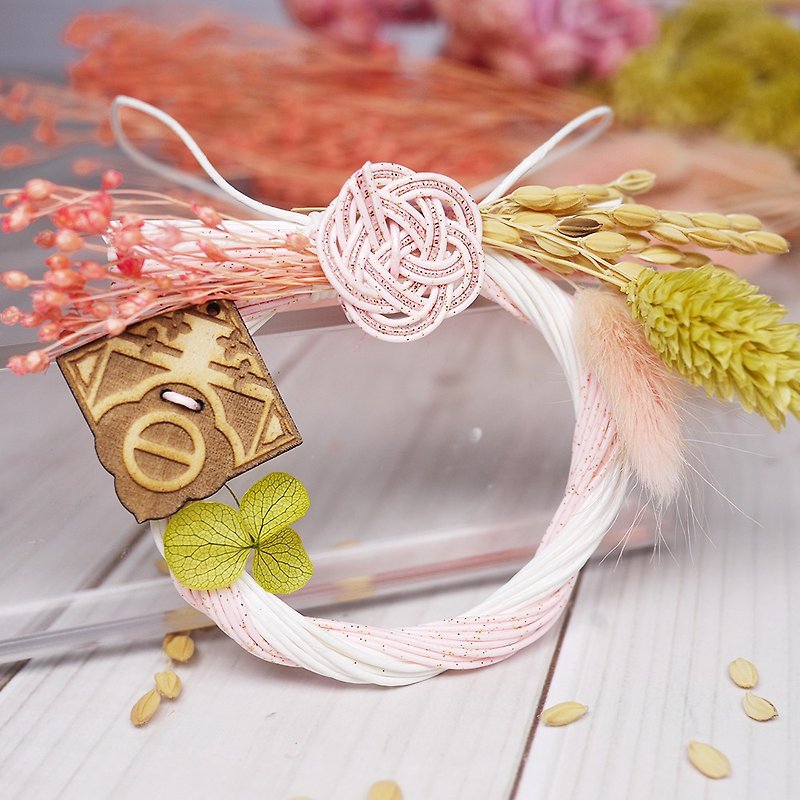 [DIY Material Pack] Beginners can decorate wreaths with water knots - จัดดอกไม้/ต้นไม้ - พืช/ดอกไม้ 