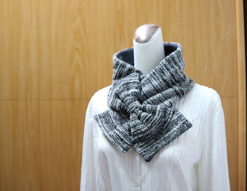 蝴蝶結款 可調式短圍巾.scarf 保暖圍脖雙面雙色 大人.小孩均適用 - 圍巾/披肩 - 其他材質 多色
