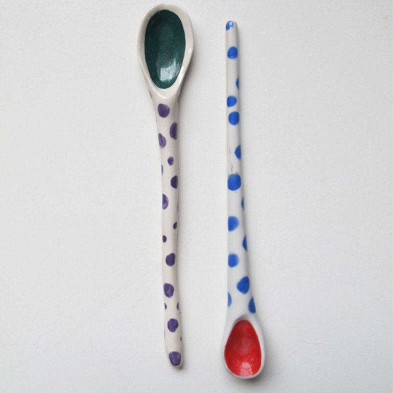 [Five Elements Chuangyi]-Unique ~ Hand Pinch Spoon (Single) - Cutlery & Flatware - Pottery 