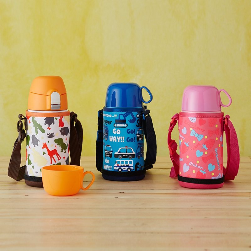 Japan Mosh! 304 stainless steel children's thermos bottle-450ml (three colors in total) - Other - Stainless Steel Multicolor