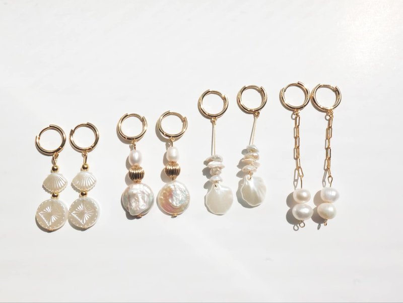 isola studio handmade jewelry-dangle earrings - ต่างหู - โลหะ 