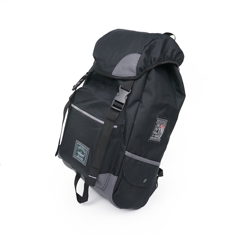 Matchwood Apollo Waterproof Laptop Backpack 17" Laptop Protection Interlayer - กระเป๋าเป้สะพายหลัง - วัสดุกันนำ้ สีดำ