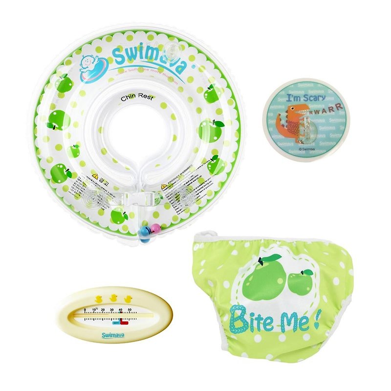 Goody Bag - Swimava baby swimming collar / swimming trunks / hook / thermometer four into the group - Swimsuits & Swimming Accessories - Plastic Multicolor