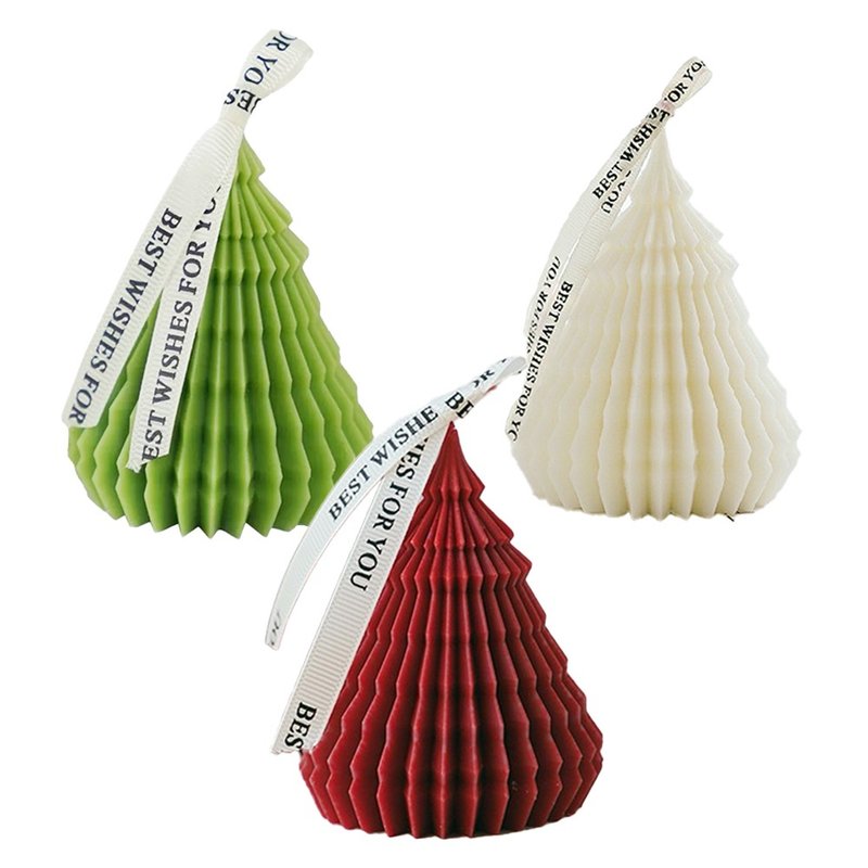 AMARA 香氛聖誕蠟燭系列-折紙樹 儀式感生活 生日 情人節 聖誕節 - 香氛蠟燭/燭台 - 其他材質 多色