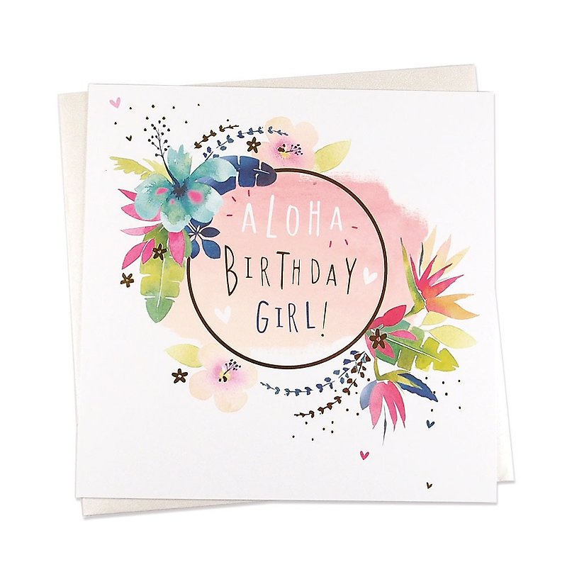 Enjoy your day [INDIGOROSE LD-Birthday Wishes Card] - การ์ด/โปสการ์ด - กระดาษ หลากหลายสี