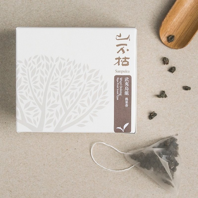 Wuyi Oolong tea, simple tea bag, ripe fruit - ชา - อาหารสด สีนำ้ตาล