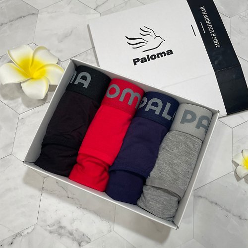 Paloma 【Paloma】石墨烯抑菌三角褲-4入禮盒