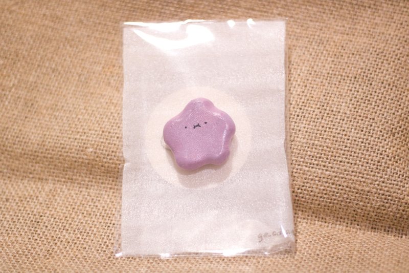 紫色花花擺飾 - 擺飾/家飾品 - 黏土 紫色