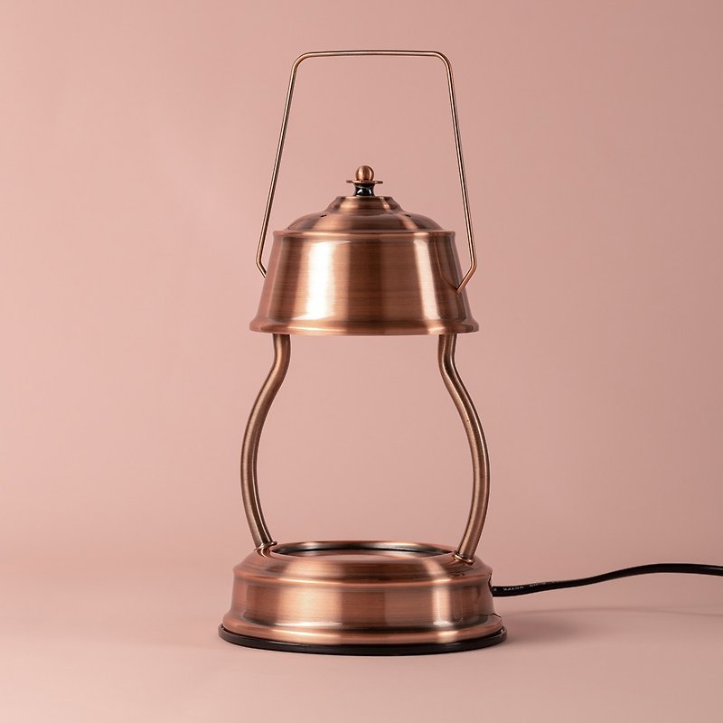 【送蠟燭】Lagom No.115 復古金屬款融燭燈-紅銅 可調光 享保固 - 燈具/燈飾 - 其他金屬 咖啡色