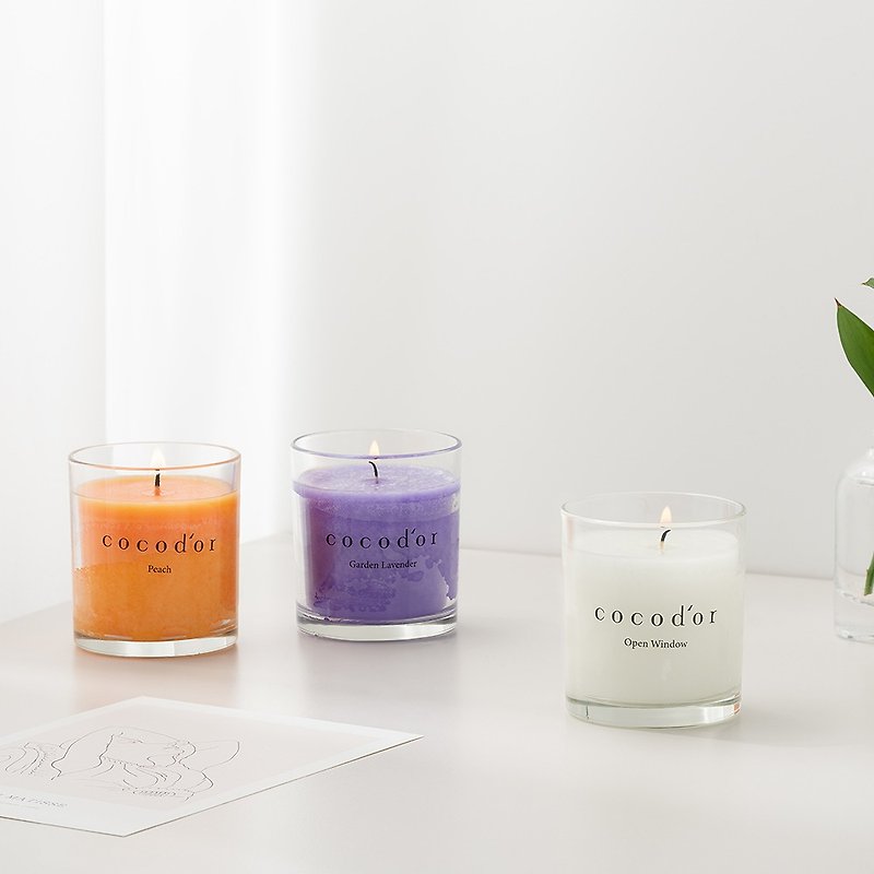 [Ren Santo] cocodor-scented essential oil candle 130g - Fragrances - Glass Multicolor