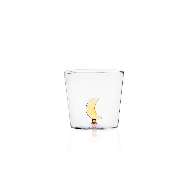 [Milan hand-blown glass] GREENWOOD glass - the new moon - Teapots & Teacups - Glass Transparent