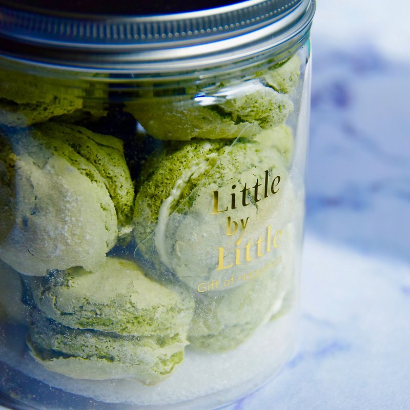 Matcha Cotton Balls - Autumn and Winter Limited - Handmade Cookies - Fresh Ingredients Green
