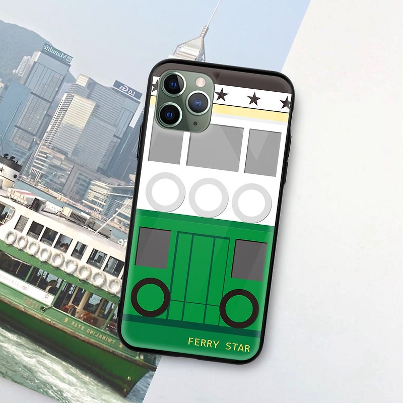 HK Star Ferry Glossy phone case iPhone 13 14 Pro X Samsung Huawei PCAM101E