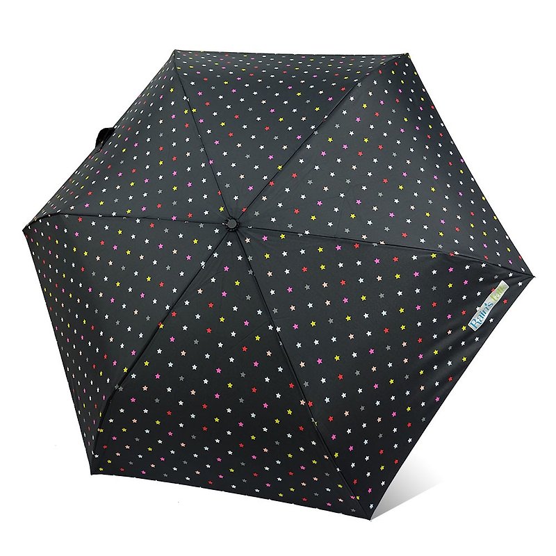 【台灣文創 Rain's talk】星星抗UV三折手開傘 - 雨傘/雨衣 - 防水材質 