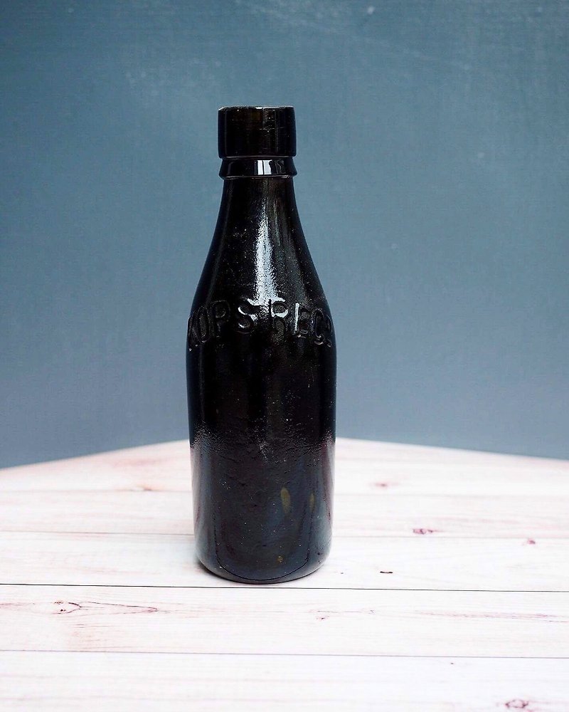 何世紀にもわたって手作業でガラス瓶/薬瓶/瓶詰めボトル - 置物 - ガラス 