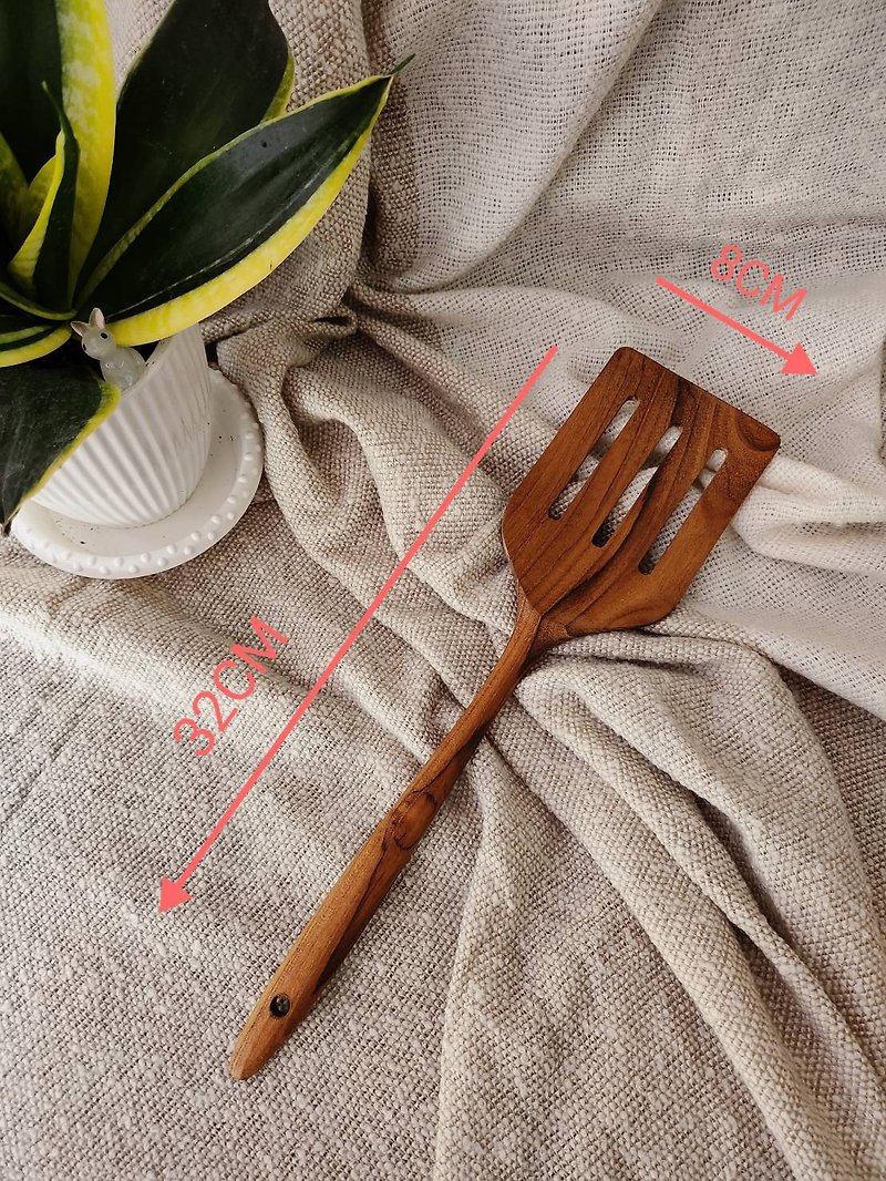 【teak spatula】 - ช้อนส้อม - ไม้ 