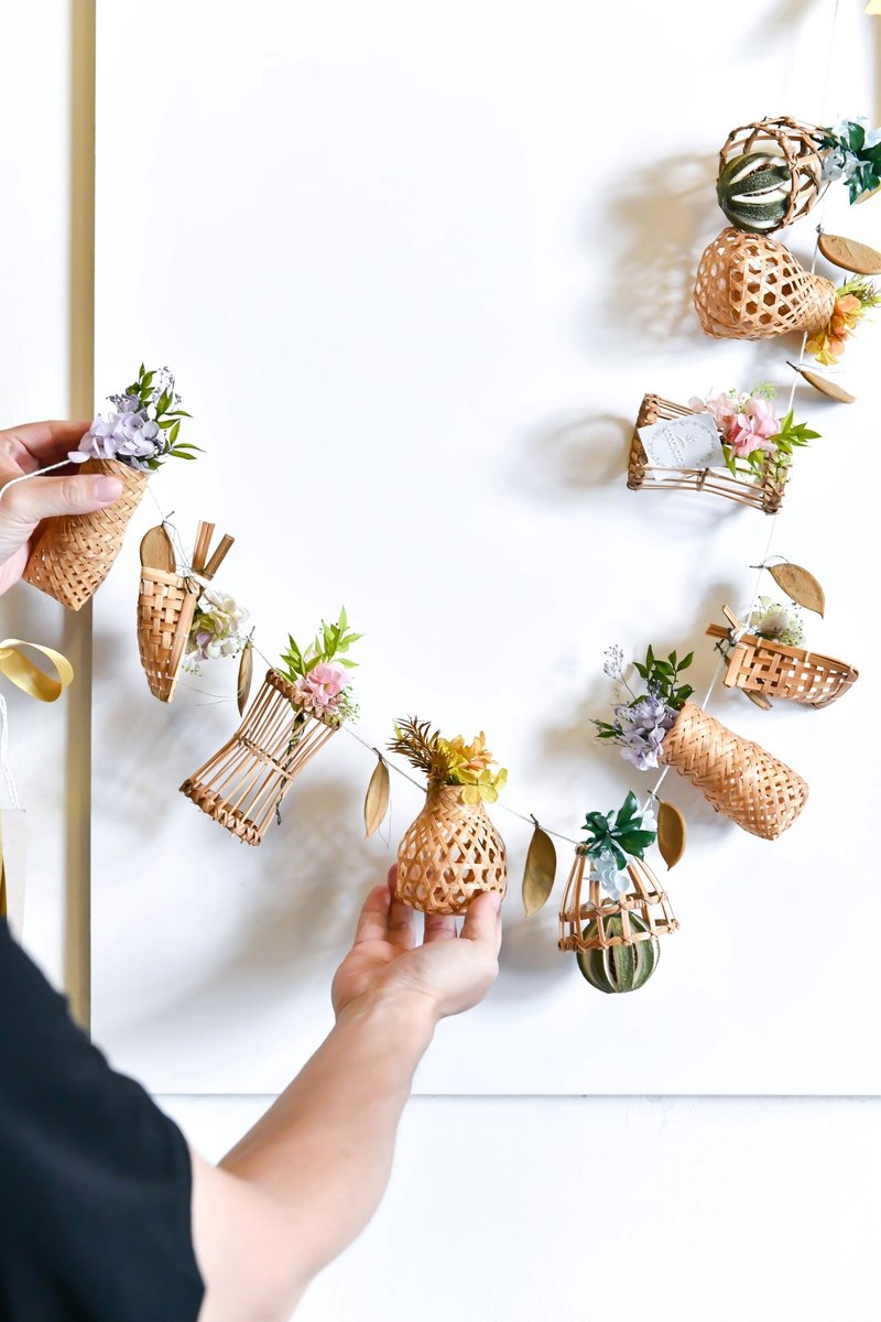 自然之間 Where Nature Lives 植物竹編掛飾 - 擺飾/家飾品 - 植物．花 