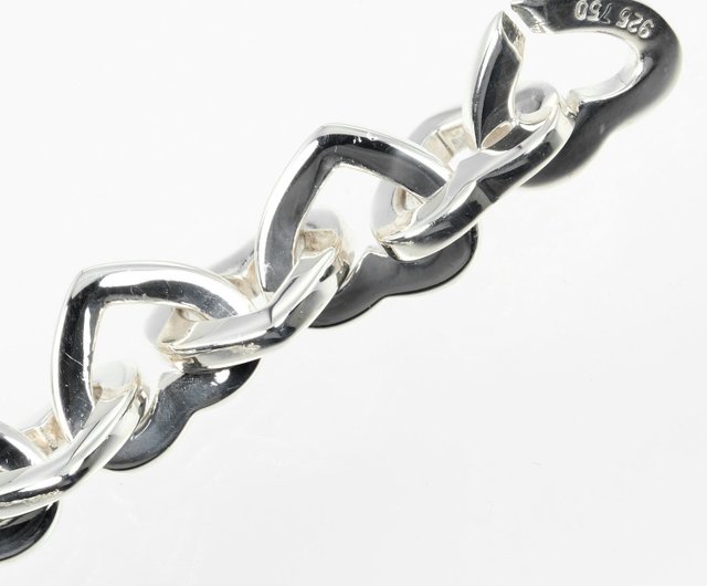 日本直送】ティファニー TIFFANY&Co. ハートリンク ブレスレット 約