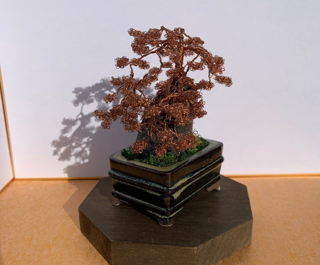  Verdi Bonsai Tree Wire Sculpture : Handmade Products