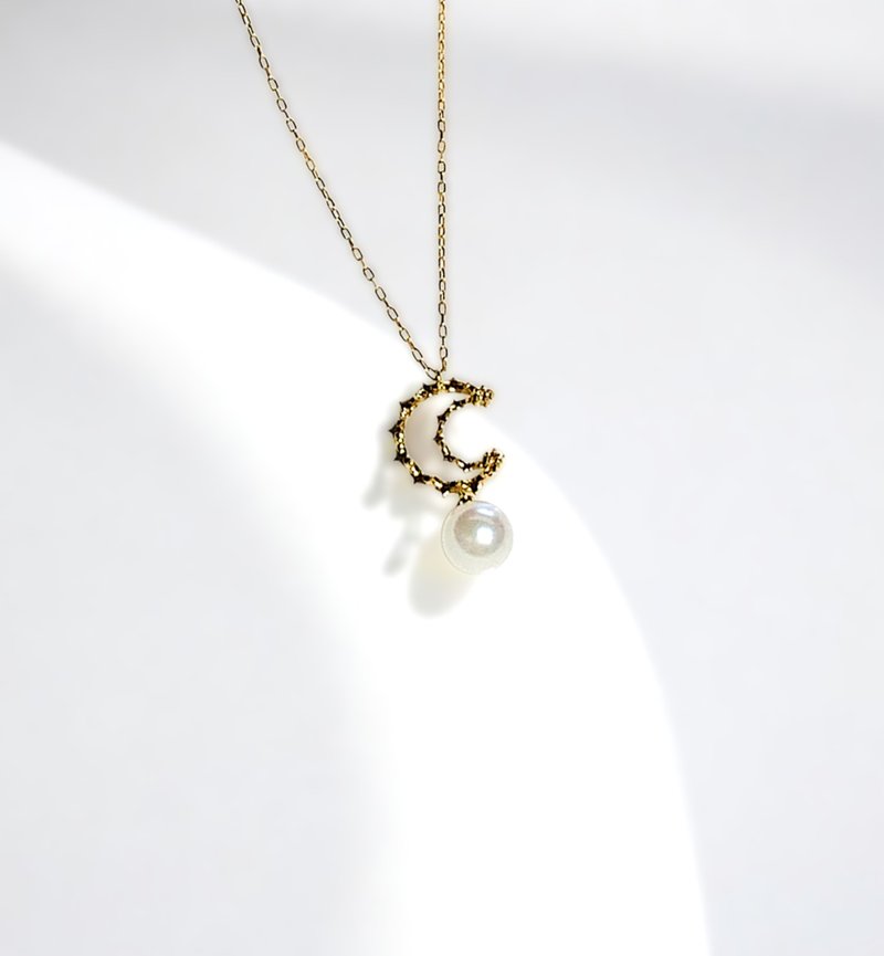 18K 日本Akoya珍珠墜鍊 Akoya Pearl Necklace - 項鍊 - 珍珠 