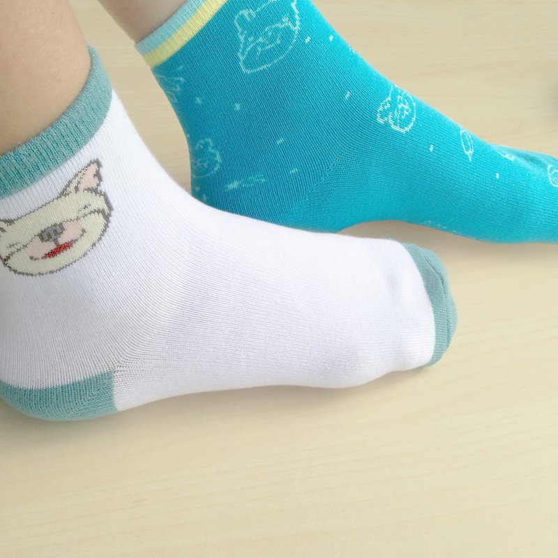 The bulk of blue socks | socks into 2 groups - Socks - Cotton & Hemp Blue