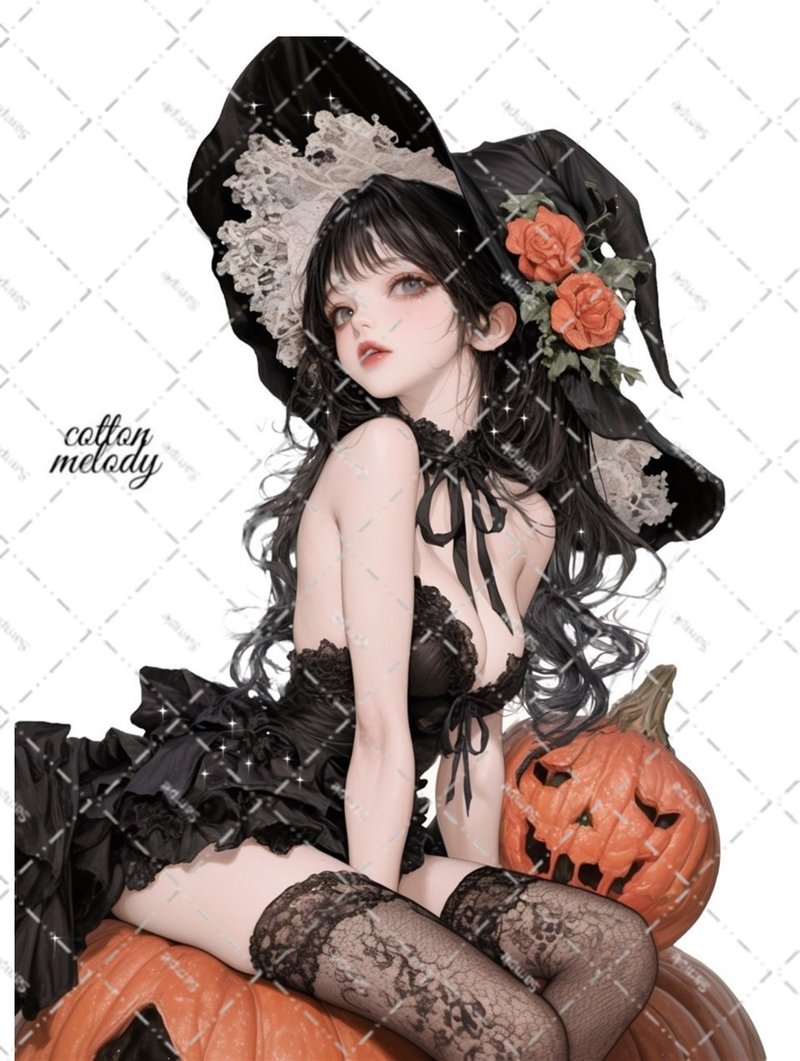 original sticker no.6759 人物ステッカー オリジナルステッカー 人物ステッカー 女の子ステッカー オリジナル人物ステッカー - 貼紙 - 紙 