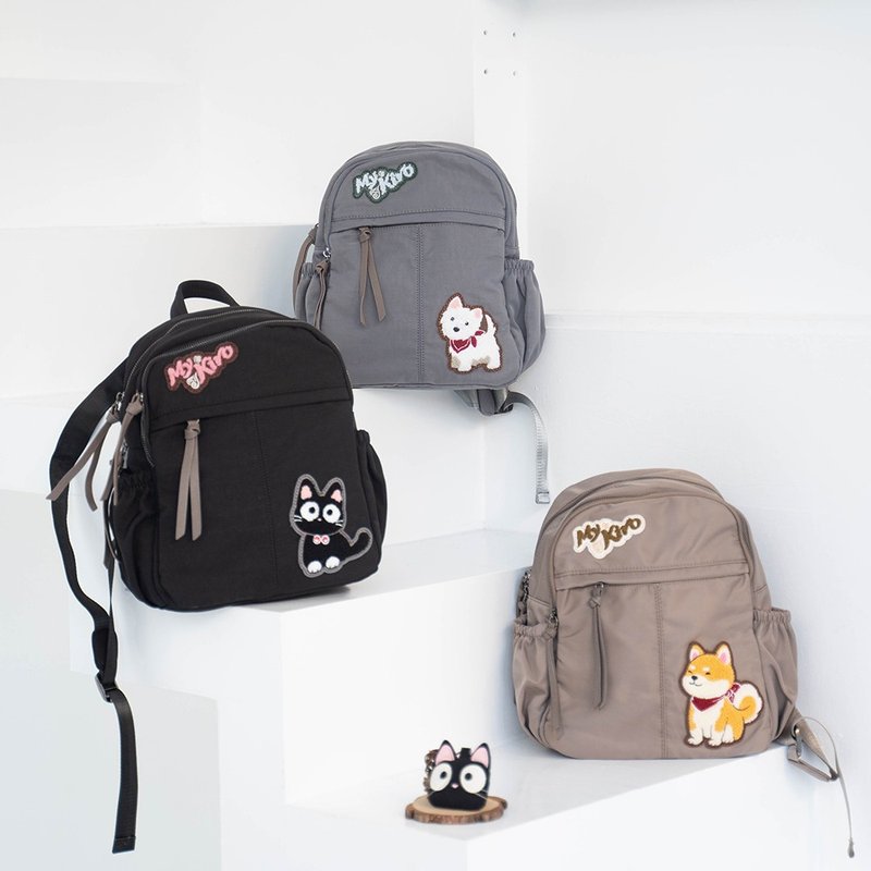 Adventure bag towel embroidered light waterproof double layer backpack [310005] - กระเป๋าเป้สะพายหลัง - ไนลอน หลากหลายสี