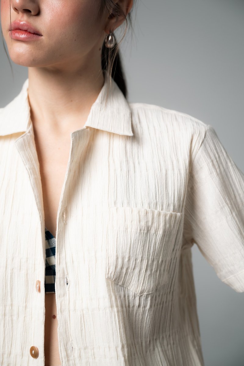 Palit Summer shirt - 女上衣/長袖上衣 - 棉．麻 