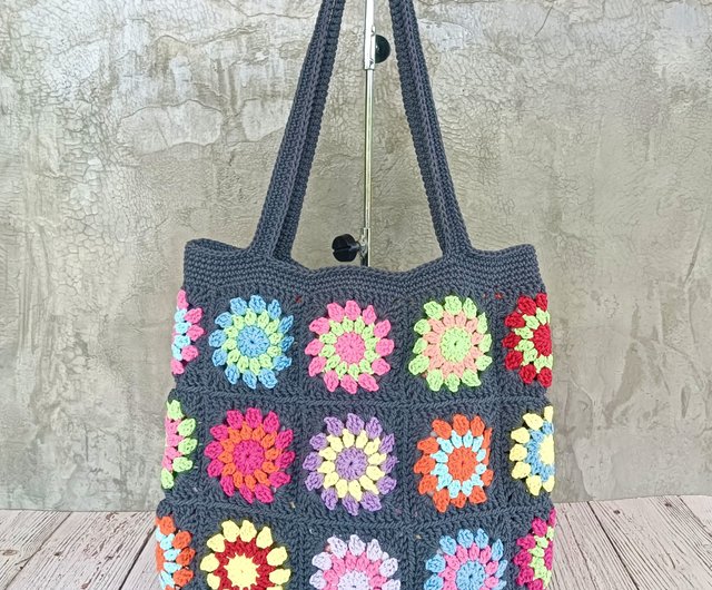 グラニースクエアトートバッグ - ショップ siriwanbag トート