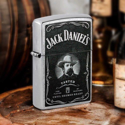 Zippo 【ZIPPO官方旗艦店】Jack Daniel's防風打火機 48748