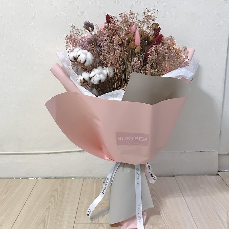 {BUSYBEE} Large dry bouquet courtesy bouquet birthday gift - ของวางตกแต่ง - พืช/ดอกไม้ 