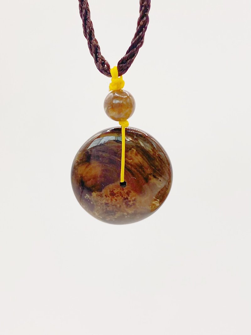 Natural Burmese Amber, Wax, Root, Honey, Coffee, Honey, Roots, Amber - Necklaces - Gemstone Multicolor