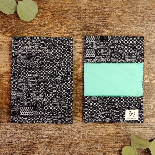 Kimono card case Yabane - Shop WATALIS Card Holders & Cases - Pinkoi