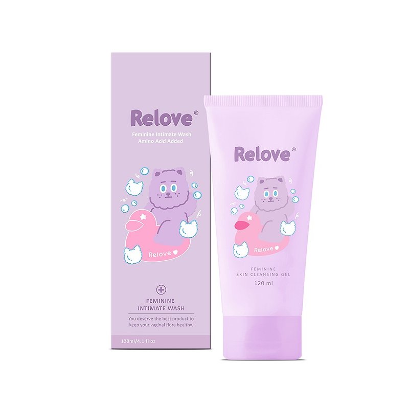 Relove x Jian Nihua joint private cleansing gel 120ml limited sale - ผลิตภัณฑ์ดูแลจุดซ่อนเร้น - วัสดุอื่นๆ สีม่วง