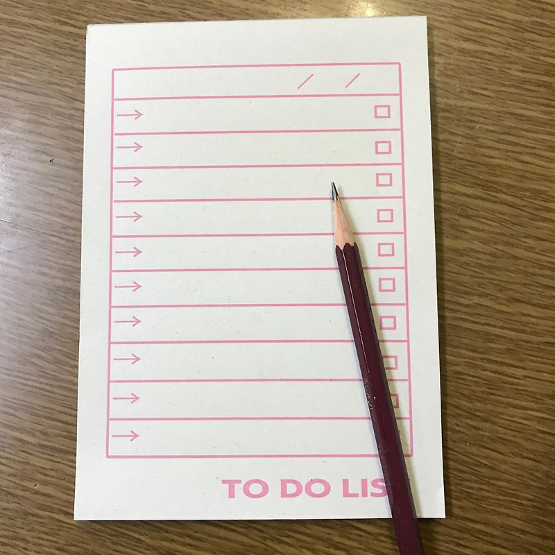 recycle paper To do list memo pad - Notebooks & Journals - Paper Pink