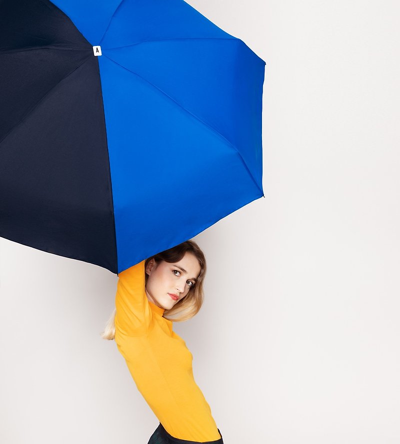 法國 Anatole 微型口袋傘 晴雨傘 手開傘 靛藍 / 皇室藍 VICTOIRE