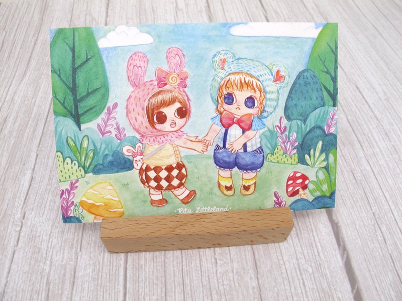 Forest's Friend Postcard - Cards & Postcards - Paper Blue