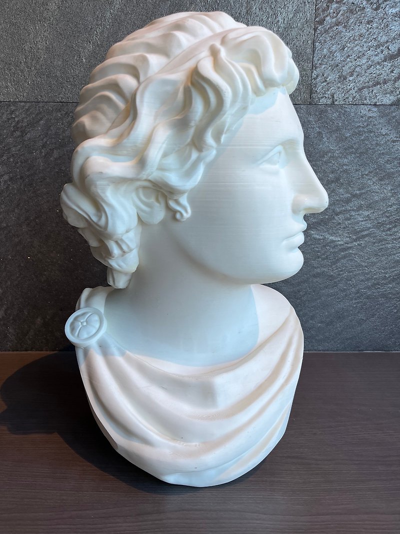 3D Printing Sculpture without surface Touch up - Items for Display - Plastic White