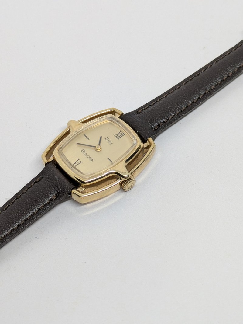 Dior古董錶l機械手上鍊l經典設計名牌錶 - 女錶 - 其他金屬 金色