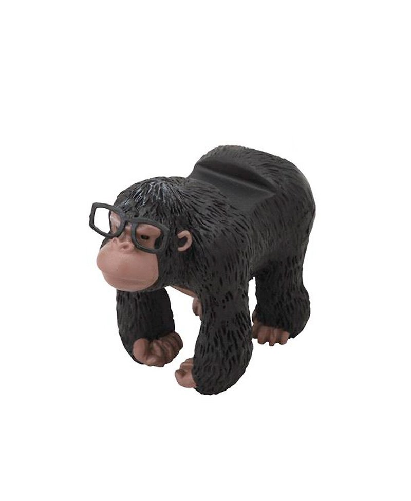 Japan Magnets cute animal series decoration styling glasses frame / glasses holder (gorilla) 瑕疵 sale - อื่นๆ - วัสดุอื่นๆ สีดำ